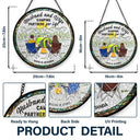 Home Is Where We Park It Camping - Personalized Stained Glass Window Hanging Suncatcher