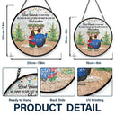 Here's To Another Year Of Bonding Over Alcohol Christmas Best Friends - Personalized Stained Glass Window Hanging Suncatcher