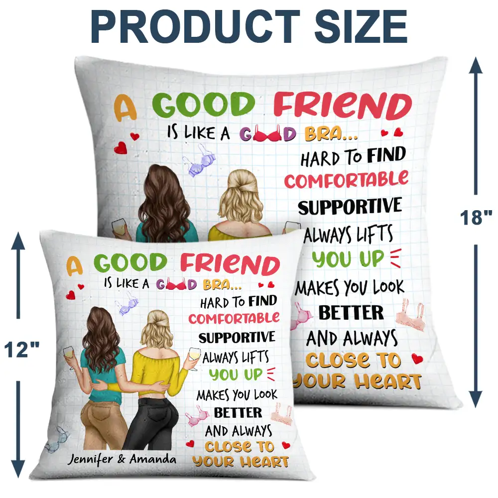 Vous rend plus belle, mes amies ! - Oreiller personnalisé