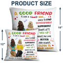 Vous rend plus belle, mes amies ! - Oreiller personnalisé