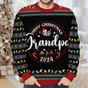 First Christmas As Christmas Family - Personalized Unisex Ugly Sweater