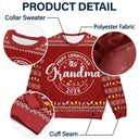 First Christmas As Christmas Family - Personalized Unisex Ugly Sweater