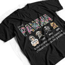 Grandma Mom Pawma - Dog Lover Gift - Personalized Custom T Shirt