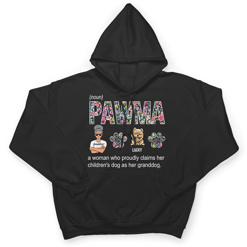 Grandma Mom Pawma - Dog Lover Gift - Personalized Custom T Shirt