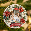Family - Custom Photo Family - Personalized Custom Shaped Wooden Ornament
