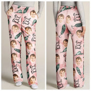 Gift For Grandpa, Gift For Father - Custom Photo Reel Cool Dad Papa - Personalized Pajama Pants