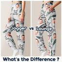 Gift For Grandpa, Gift For Father - Custom Photo Reel Cool Dad Papa - Personalized Pajama Pants