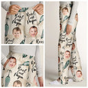 Gift For Grandpa, Gift For Father - Custom Photo Reel Cool Dad Papa - Personalized Pajama Pants