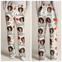 Gift For Wife, Girlfriend - Custom Photo I Love My Wife - Personalized Pajama Pants