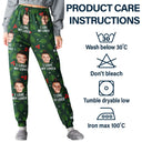 Gift For Wife, Girlfriend - Custom Photo I Love My Wife - Personalized Pajama Pants