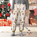 Gift For Father, Gift For Mother - Custom Photo Western Christmas Best Mom Dad - Personalized Pajama Pants