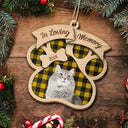 Christmas,Custom Photo,Memorial,Pet Lovers,Sad - Custom Photo In Loving Memory Pet - Personalized Custom Shaped Wooden Ornament
