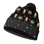 Family - Custom Photo Best Dad Ever Ver 2 - Personalized Bobble Beanie Hat