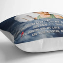 Memorial,Sad,Custom Photo - Custom Photo Sending You My Love Memorial - Personalized Pillow