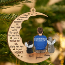 Christmas,Memorial,Pet Lovers,Dog Lovers,Cat Lovers,Sad - Christmas Pet Memorial When Tomorrow Starts Without Me - Personalized Wooden Cutout Ornament