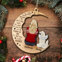 Christmas,Memorial,Pet Lovers,Dog Lovers,Cat Lovers,Sad - Christmas Pet Memorial When Tomorrow Starts Without Me - Personalized Wooden Cutout Ornament