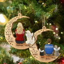 Christmas,Memorial,Pet Lovers,Dog Lovers,Cat Lovers,Sad - Christmas Pet Memorial When Tomorrow Starts Without Me - Personalized Wooden Cutout Ornament