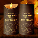 Gift For Couples, Gift For Husband, Gift For Wife, Gift For Boyfriend, Gift For Girlfriend - I Met You I Like You Couples - Personalized Flameless LED Candle