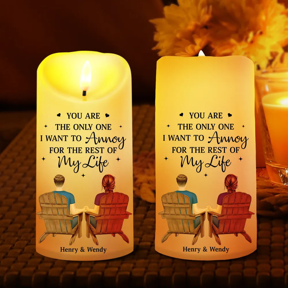 Gift For Couples, Gift For Husband, Gift For Wife, Gift For Boyfriend, Gift For Girlfriend - You & Me We Got This - Personalized Flameless LED Candle