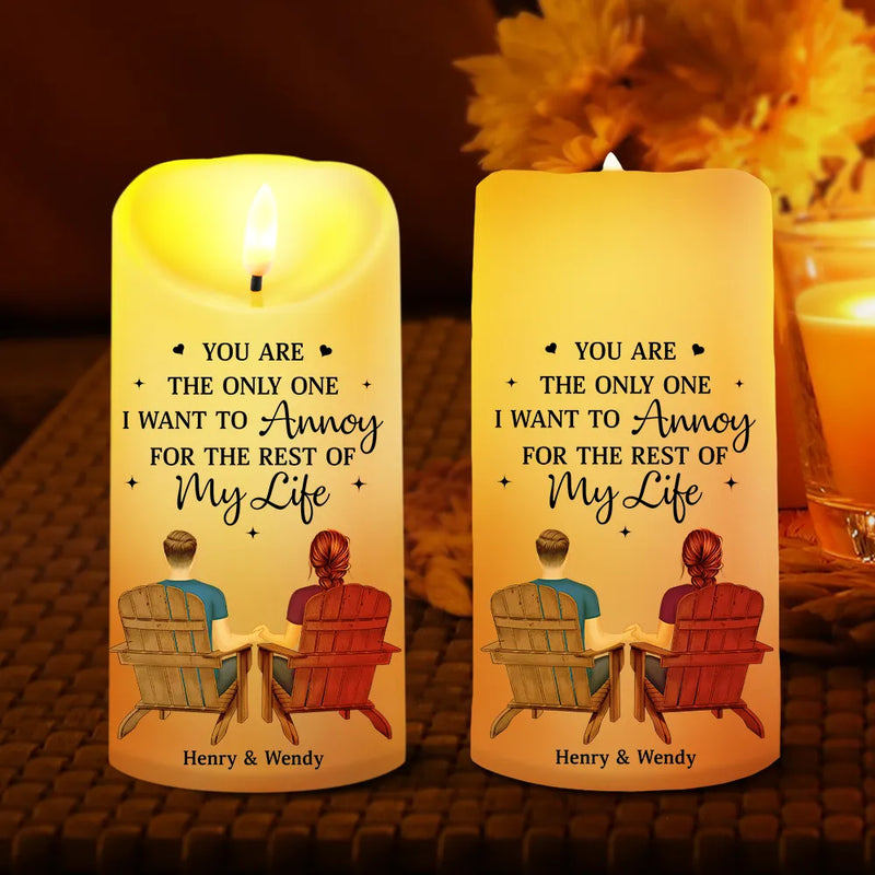 Gift For Couples, Gift For Husband, Gift For Wife, Gift For Boyfriend, Gift For Girlfriend - You & Me We Got This - Personalized Flameless LED Candle
