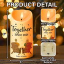 Gift For Couples, Gift For Husband, Gift For Wife, Gift For Boyfriend, Gift For Girlfriend - You & Me We Got This - Personalized Flameless LED Candle