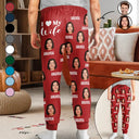 Gift For Couples, Gift For Husband, Gift For Wife, Gift For Boyfriend, Gift For Girlfriend - Custom Photo I Love My Wife Boyfriend - Personalized Pajama Pants