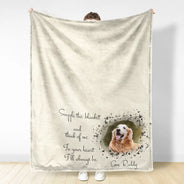 Pet Lovers,Dog Lovers,Cat Lovers,Custom Photo - Custom Photo Snuggle This Blanket - Personalized Fleece Blanket, Sherpa Blanket