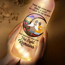 Gift For Couples,Gift For Husband,Gift For Wife,Gift For Boyfriend,Gift For Girlfriend,Gift For Mother,Gift For Father,Gift For Daughter,Gift For Son,Gift For Sibling,Gift For Sisters,Gift For Brothers,Memorial - The Light Remains - Personalized Bottle Light
