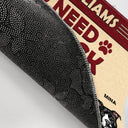 No Need To Knock - Dog Lover Gift - Personalized Custom Doormat