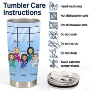 Never Dreamed We Would Be Super Cool Nurse Friends - Gift For BFF, Colleague - Personalized Custom Tumbler