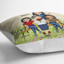 Mother & Daughters Forever Linked Together - Gift For Family - Personalized Custom Pillow