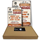 Grandpa's Garage Specializing In Broken Toys Bike Fixing - Father Gift - Personalized Custom Classic Metal Signs