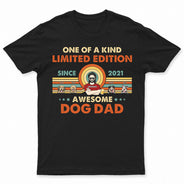 Édition limitée « Super papa chien » - Cadeau pour amoureux des chiens - T-shirt personnalisé
