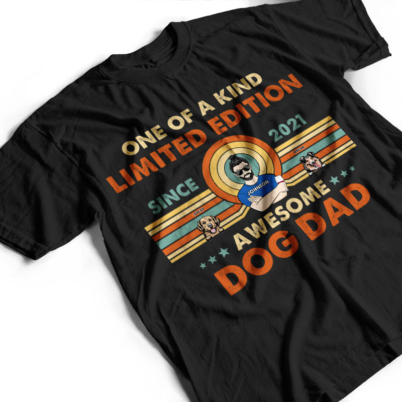 Édition limitée « Super papa chien » - Cadeau pour amoureux des chiens - T-shirt personnalisé