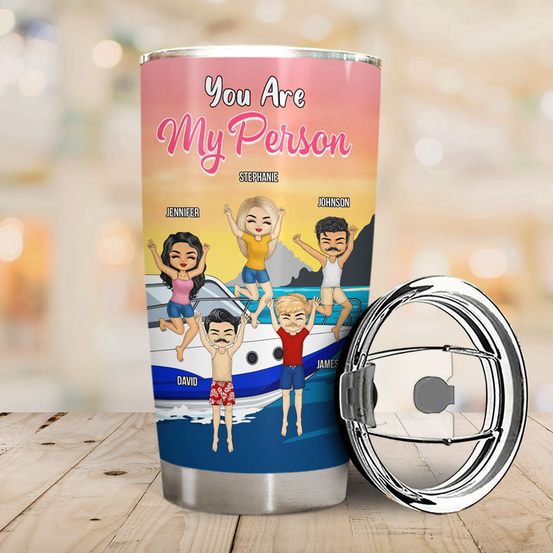 Best Friends This Is Us A Little Bit Of Crazy Friendship - Gift For Bestie - Personalized Custom Tumbler