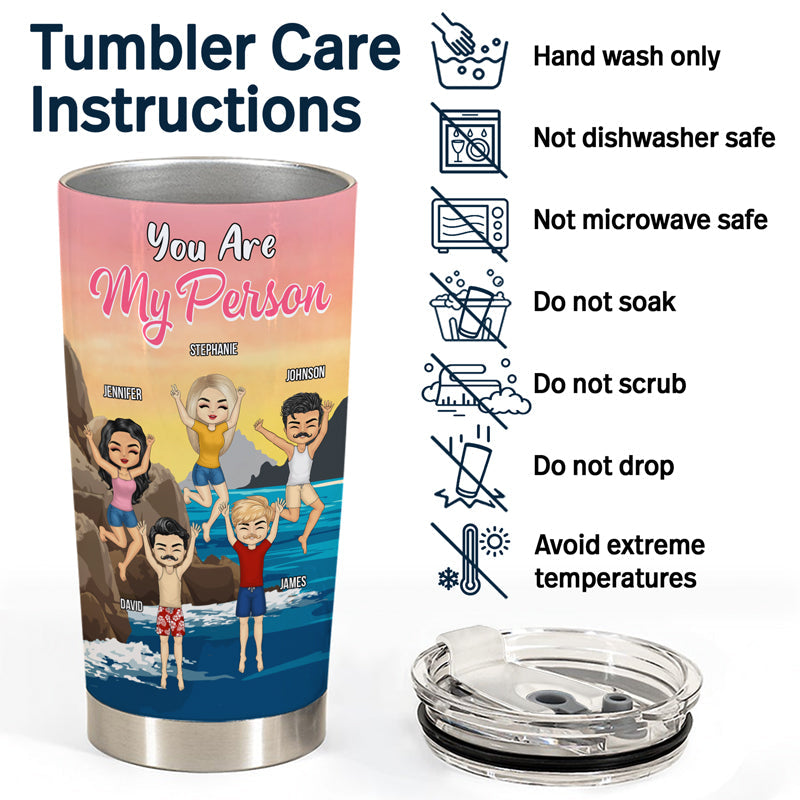 Best Friends This Is Us A Little Bit Of Crazy Friendship - Gift For Bestie - Personalized Custom Tumbler