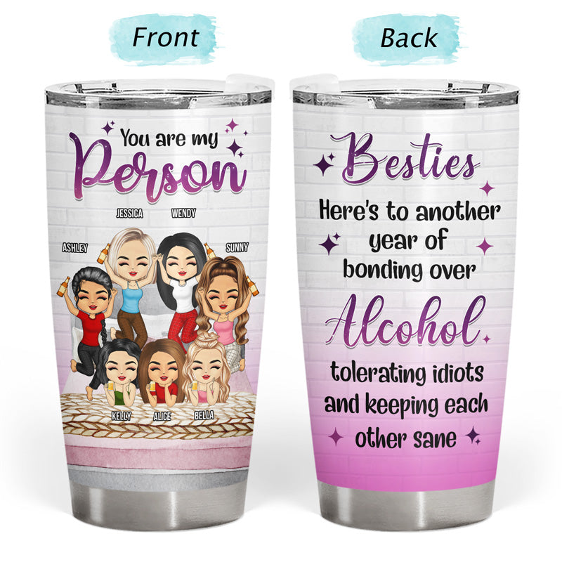Best Friends Are The Sisters We Choose For Ourselves - Gift For Bestie - Personalized Custom Tumbler