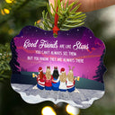 Il y a un but dans chaque véritable amitié - Cadeau de Noël pour meilleure amie - Décoration en aluminium personnalisée