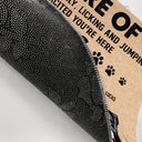Pet Lovers Beware Of Dogs Cats - Gift For Dog & Cat Lovers - Personalized Custom Doormat