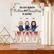 Mother And Children Best Friends Forever - Gift For Mom, Mother - Personalized Custom Vertical Rectangle Acrylic Plaque