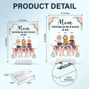 Mother And Children Best Friends Forever - Gift For Mom, Mother - Personalized Custom Vertical Rectangle Acrylic Plaque