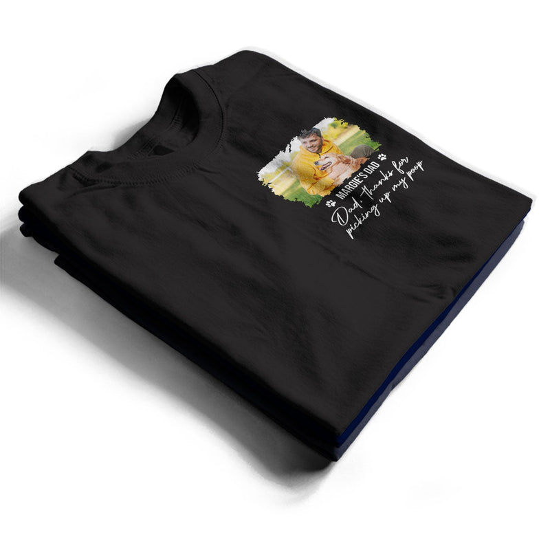 Custom Photo Best Dog Dad Ever - Gift For Dog Lovers - Personalized Custom T Shirt
