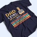 Dad Level Unlocked - Gift For Dad - Personalized Custom T Shirt