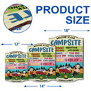 Proudly Serving Whatever You Bring - Gift For Camping Lover - Personalized Custom Shaped Wood Sign