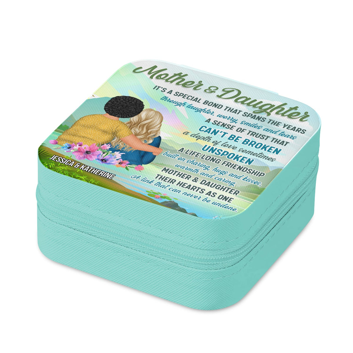 Mother & Daughter It's A Special Bond That Spans The Years - Gift For Mother - Personalized Custom Jewelry Box
