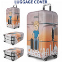 Just A Girl Who Loves Traveling - Gift For Travel Lovers - Personalized Custom Luggage Cover