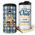 Dad Great Job Awesome - Gift For Father, Dad Gift - Personalized Custom 4 In 1 Can Cooler Tumbler