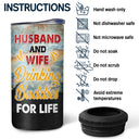 Drinking Buddie For Life - Gift For Couples - Personalized Custom 4 In 1 Can Cooler Tumbler