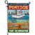 It's Always 5 O' Clock Here Well Wasted - Gift For Pontoon Owners - Personalized Custom Flag