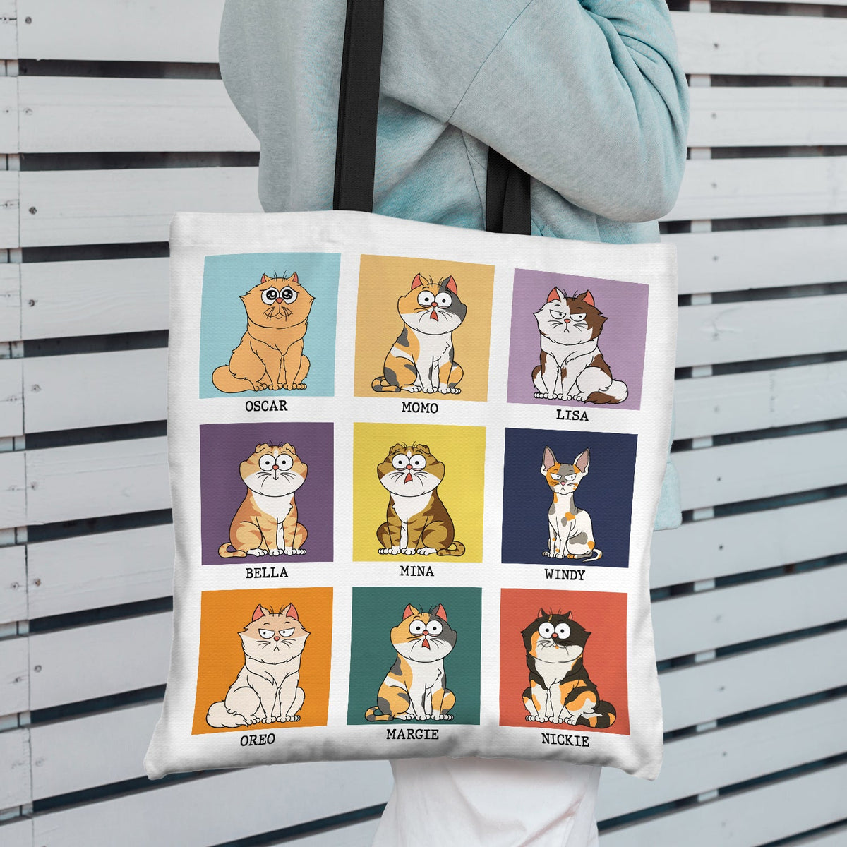 Life Is Better With Cat - Gift For Cat Lovers - Personalized Zippered Canvas Bag